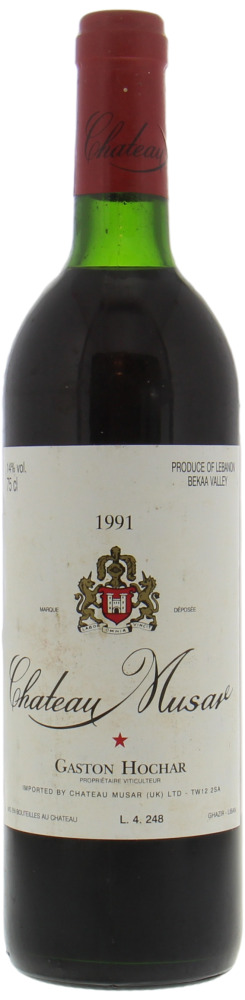 Chateau Musar - Chateau Musar 1991 Top Shoulder or better