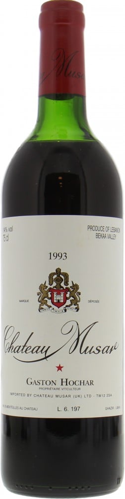 Chateau Musar - Chateau Musar 1993 High shoulder