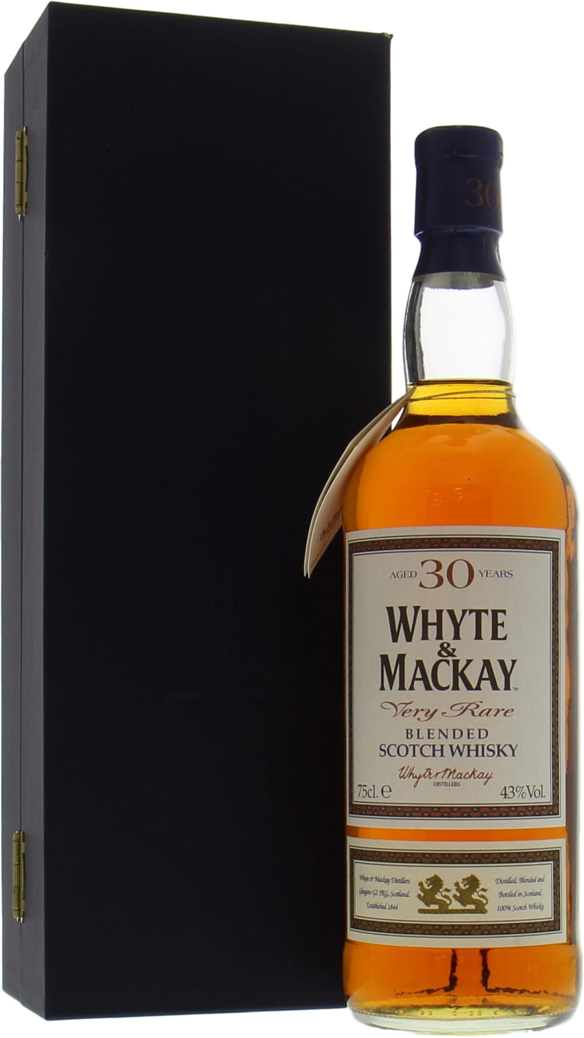Whyte & Mackay - 30 Years Old Very Rare 43% NV In Original Wooden Case