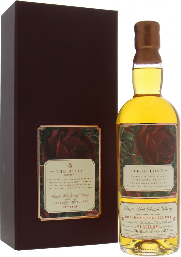 Rosebank - 21 Years Old True Love the Roses Edition 1 55.1% NV In Original Container