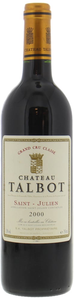 Chateau Talbot - Chateau Talbot 2000 From Original Wooden Case
