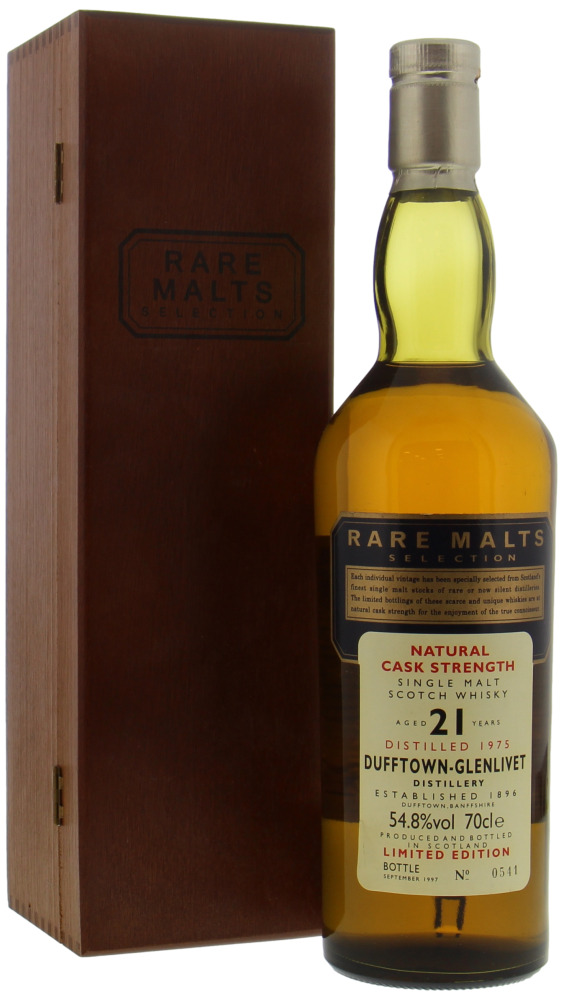 Dufftown - 21 Years Old Rare Malts Selection 54.8% 1975 In Original Wooden Box