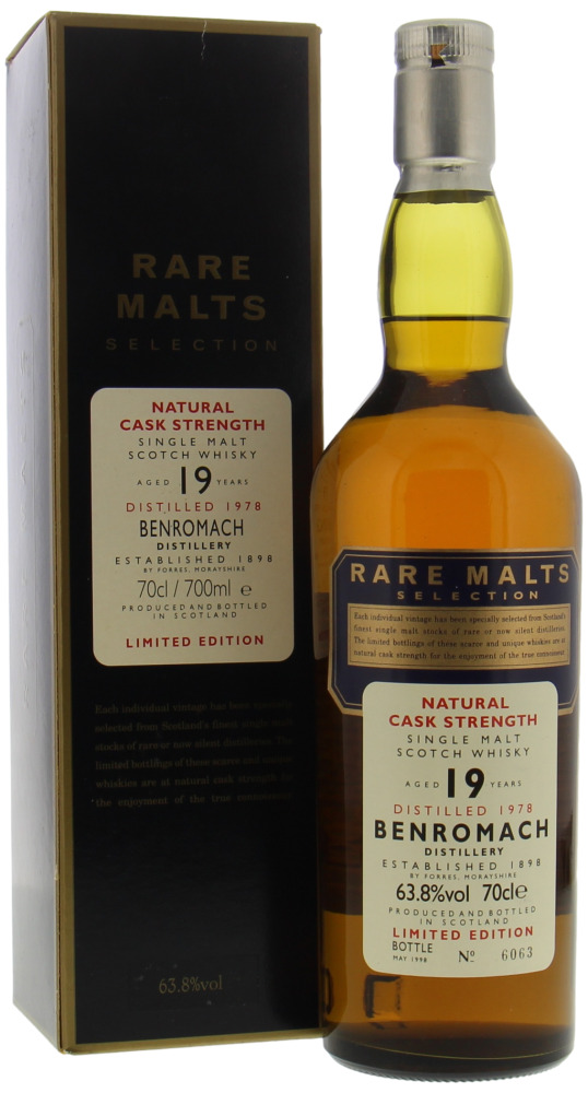 Benromach - 19 Years Old Rare Malts Selection 63.8% 1978 In Original BOX