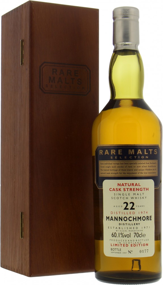 Mannochmore - 22 Years Old Rare Malts Selection 60.1% 1974 In Original Container