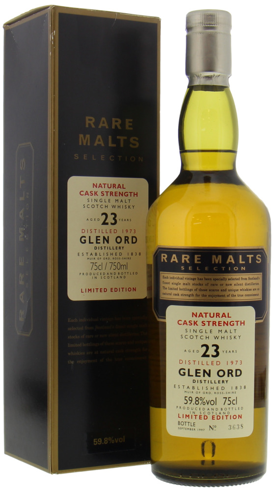 Glen Ord - 23 Years Old Rare Malts Selection 59.8% 1973 In Original Box