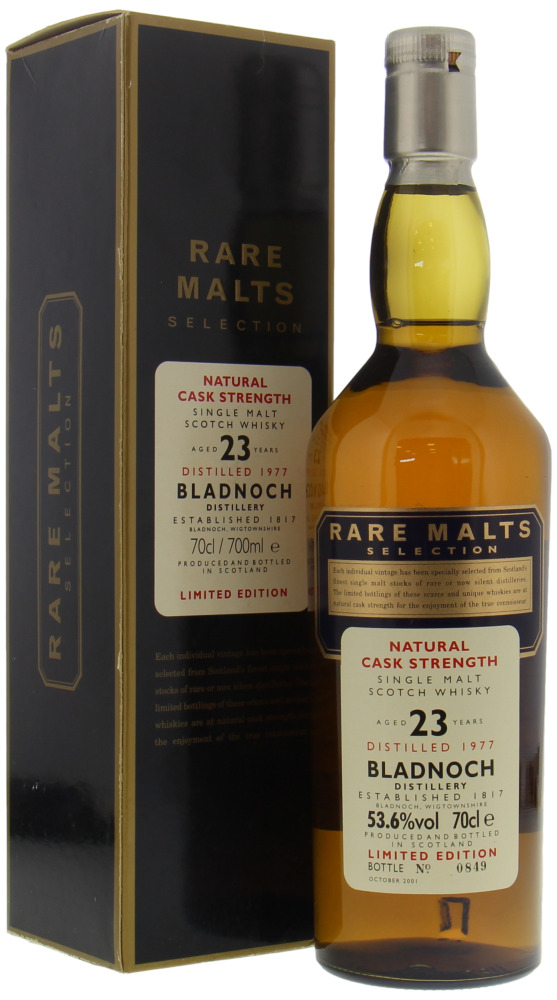 Bladnoch - 23 Years Old  Rare Malts Selection 53.6% 1977