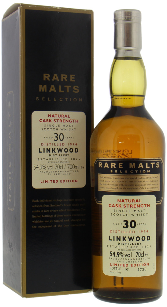 大切な ウイスキー 54.9% 30y Malt Rare 1974 Linkwood ウイスキー 