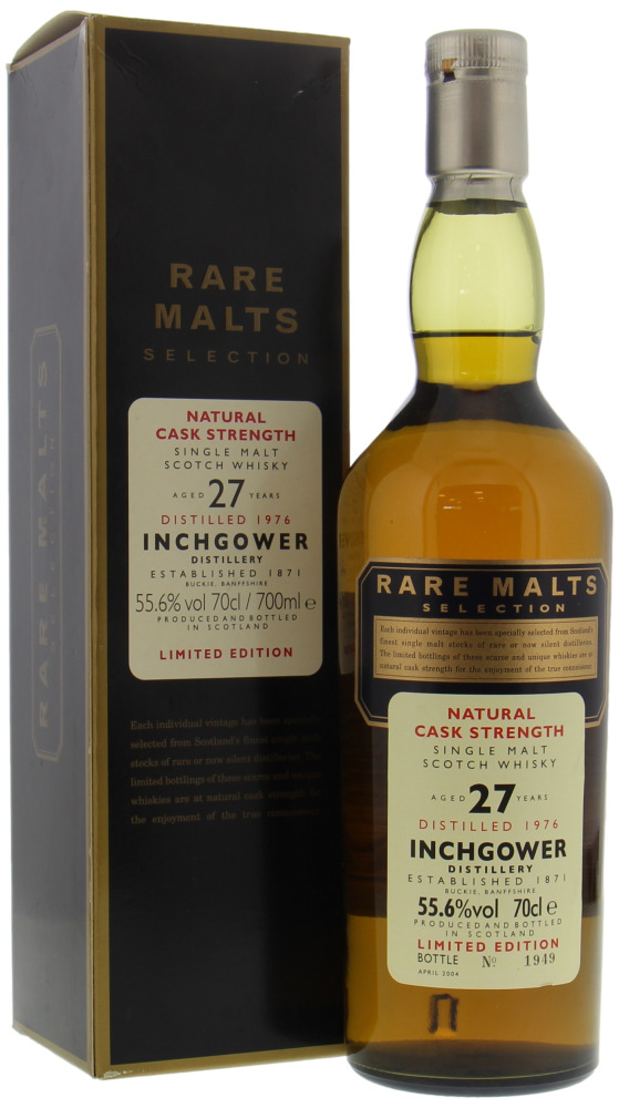 Inchgower - 27 Years Old Rare Malts Selection 55.6% 1976 In Original Case