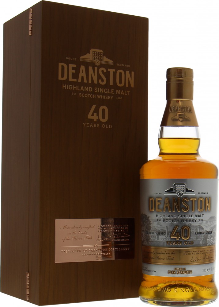 Deanston - 40 Years Old Travel Retail Exclusive 45.6% NV In Original Wooden Case