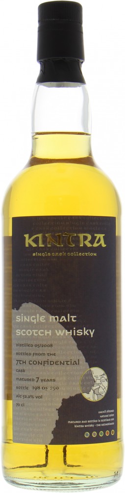 Kintra Whisky - 7 Years Old 7th Confidential Cask 52.2% 2008 Perfect