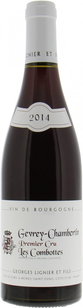 Georges Lignier - Gevrey Chambertin Les Combottes 2014 Perfect