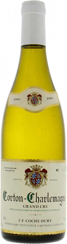 Coche Dury - Corton Charlemagne 2007 Bottle number digitally removed