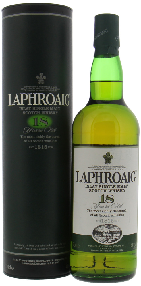 Laphroaig - 18 Years Old old bottle 48% NV In Original Container