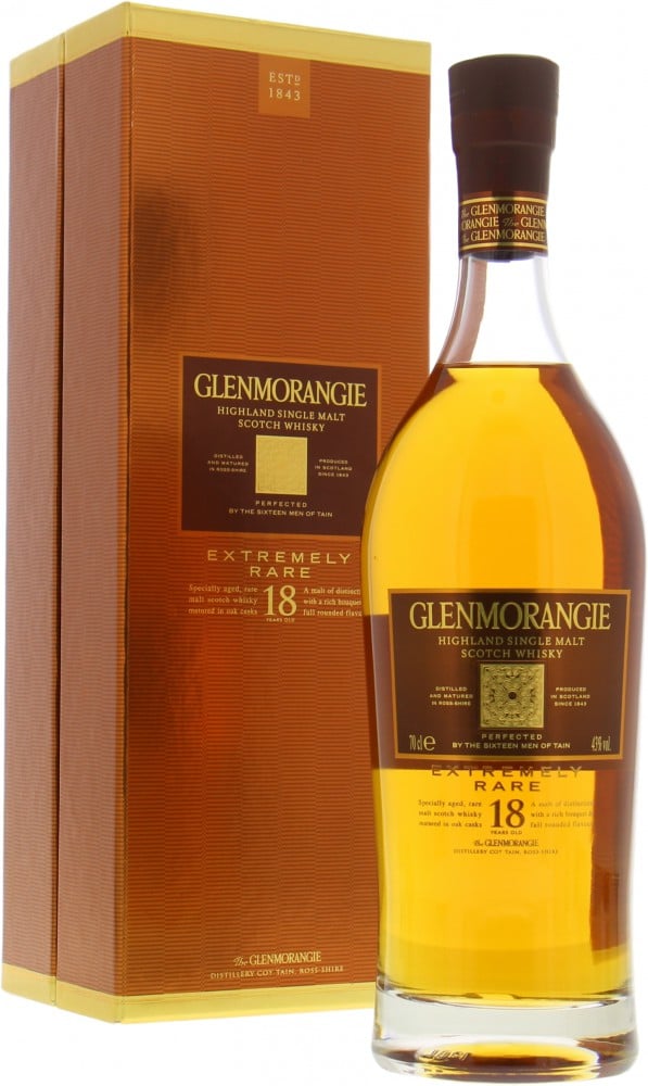 Glenmorangie - 18 Years Old Extremely Rare 43% NV In Original Container