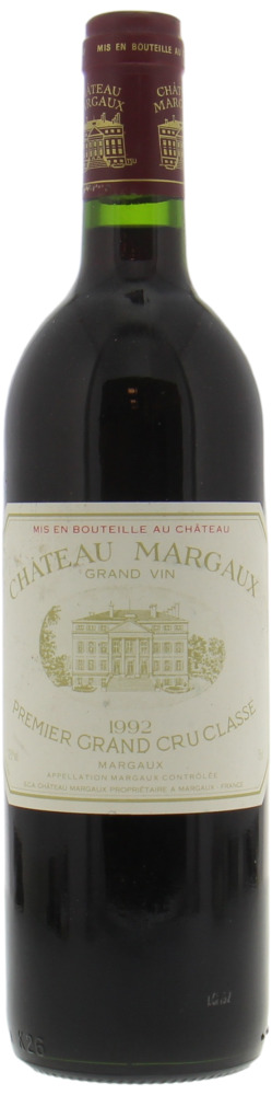 Chateau Margaux - Chateau Margaux 1992 Perfect