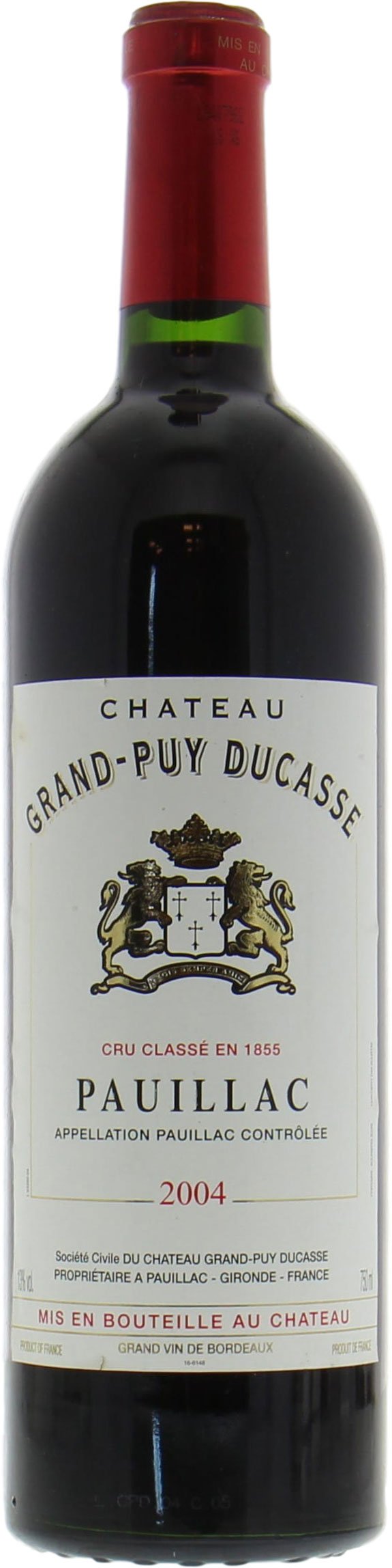 Chateau Grand Puy Ducasse - Chateau Grand Puy Ducasse 2004 Perfect