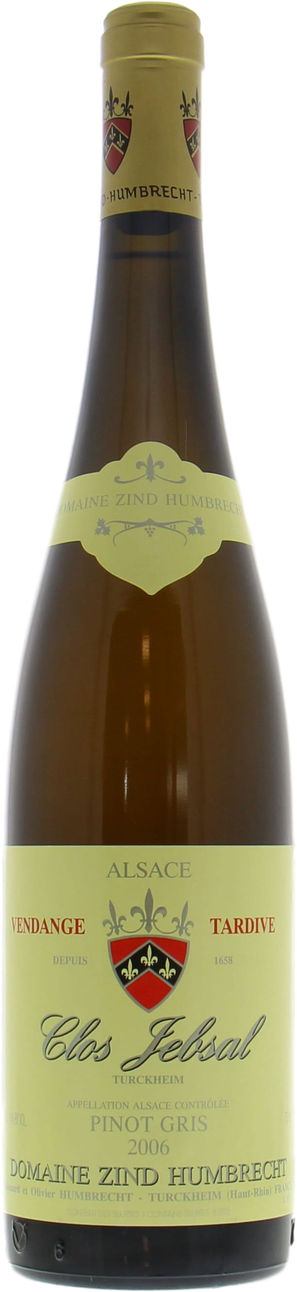 Zind Humbrecht - Pinot Gris Clos Jebsal Vendange Tardive 2006 Perfect