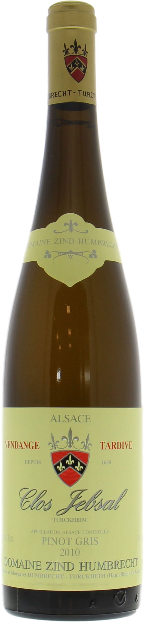 Zind Humbrecht - Pinot Gris Clos Jebsal Vendange Tardive 2010