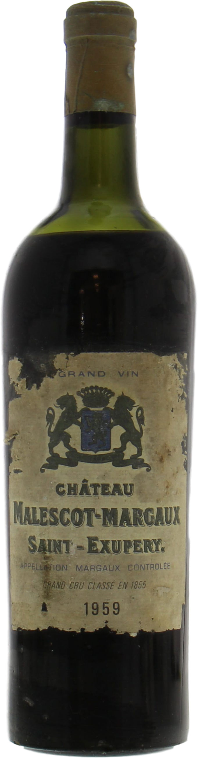 Chateau Malescot-St-Exupery - Chateau Malescot-St-Exupery 1959 High shoulder