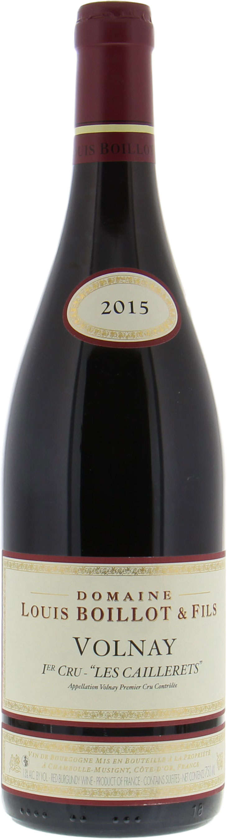 Domaine Louis Boillot - Volnay 1er Cru Les Caillerets 2015 Perfect