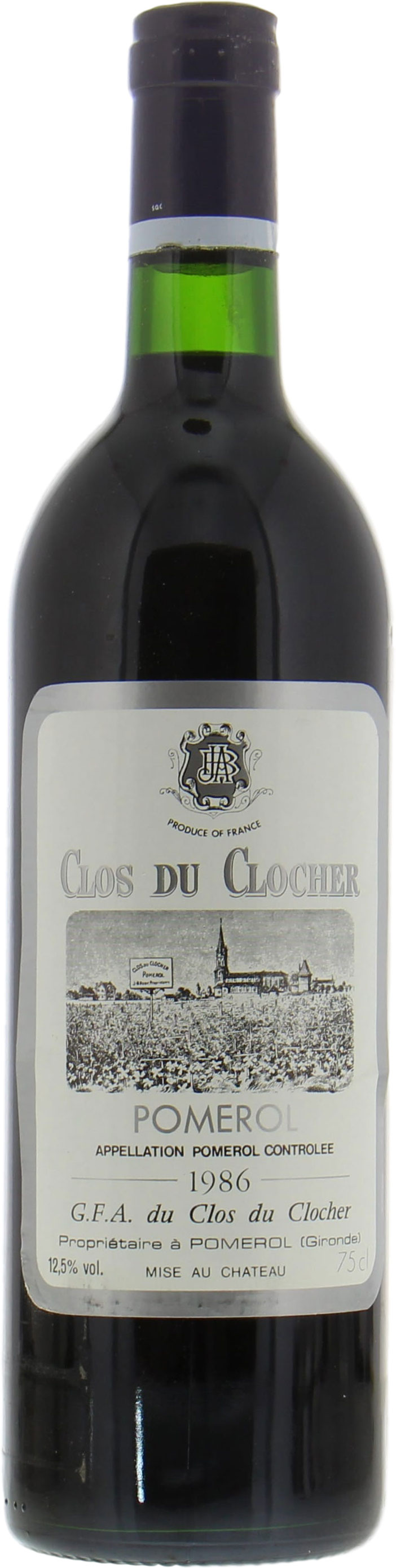 Chateau Clos du Cocher - Chateau Clos du Cocher 1986 Perfect
