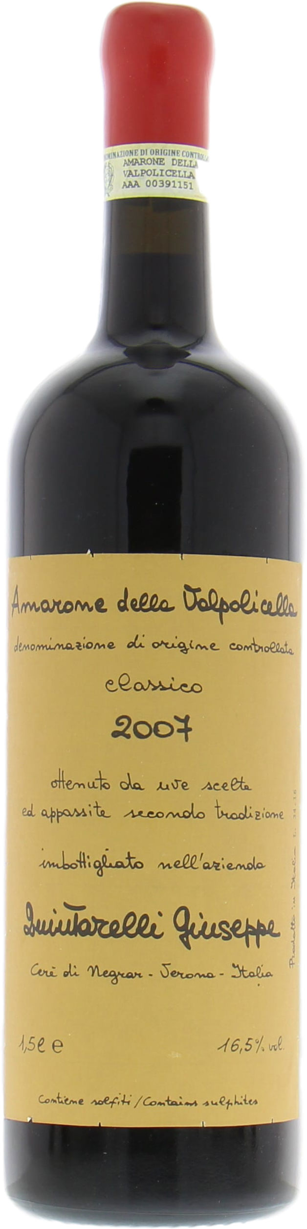 Quintarelli  - Amarone della Valpolicella Classico 2007 Perfect