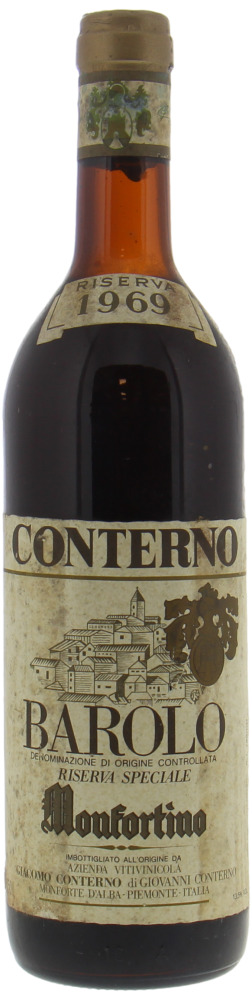 Giacomo Conterno - Barolo Riserva Monfortino 1969 Top Shoulder