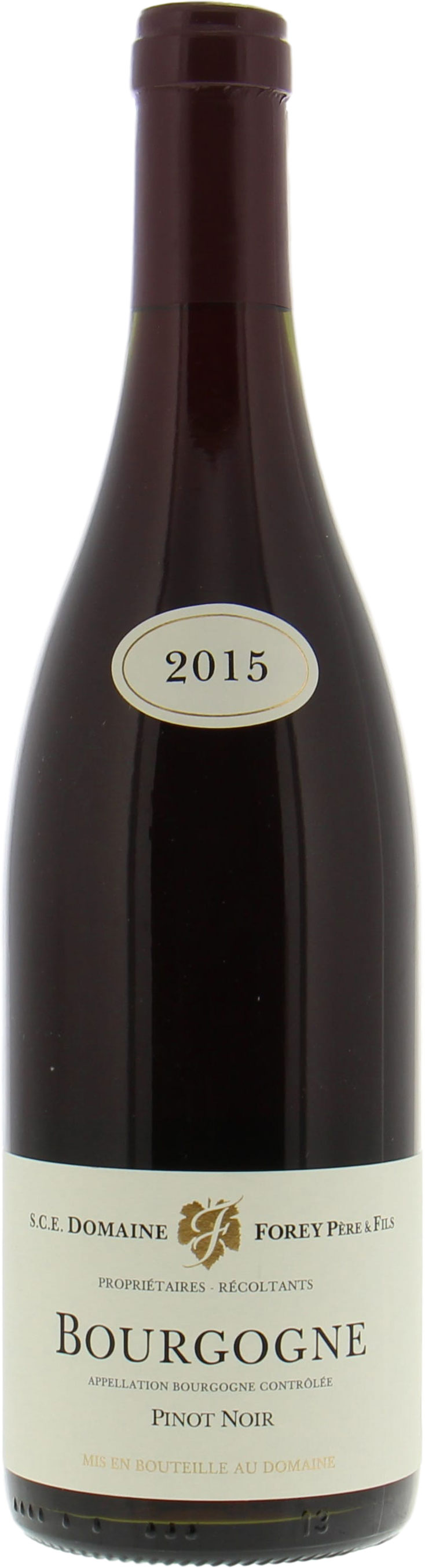 Domaine Forey Pere & Fils - Bourgogne Pinot Noir 2015 Perfect