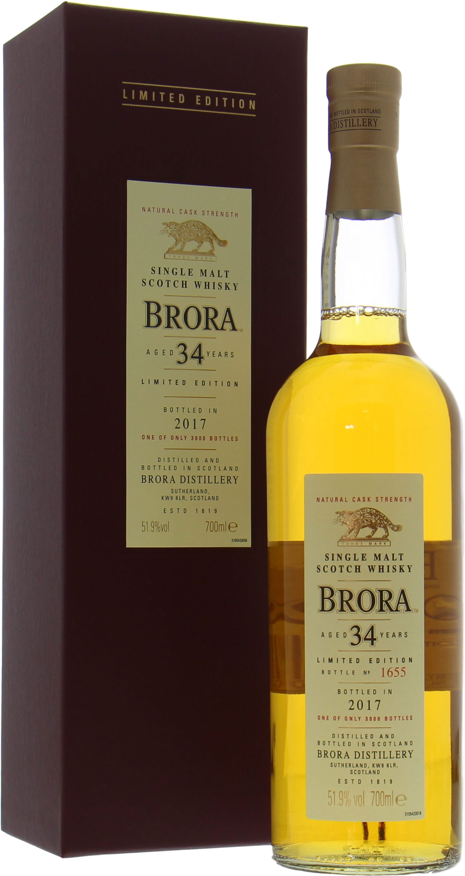 Brora - 16th Release 34 Years Old Limited Edition 2017 51.9% 1982