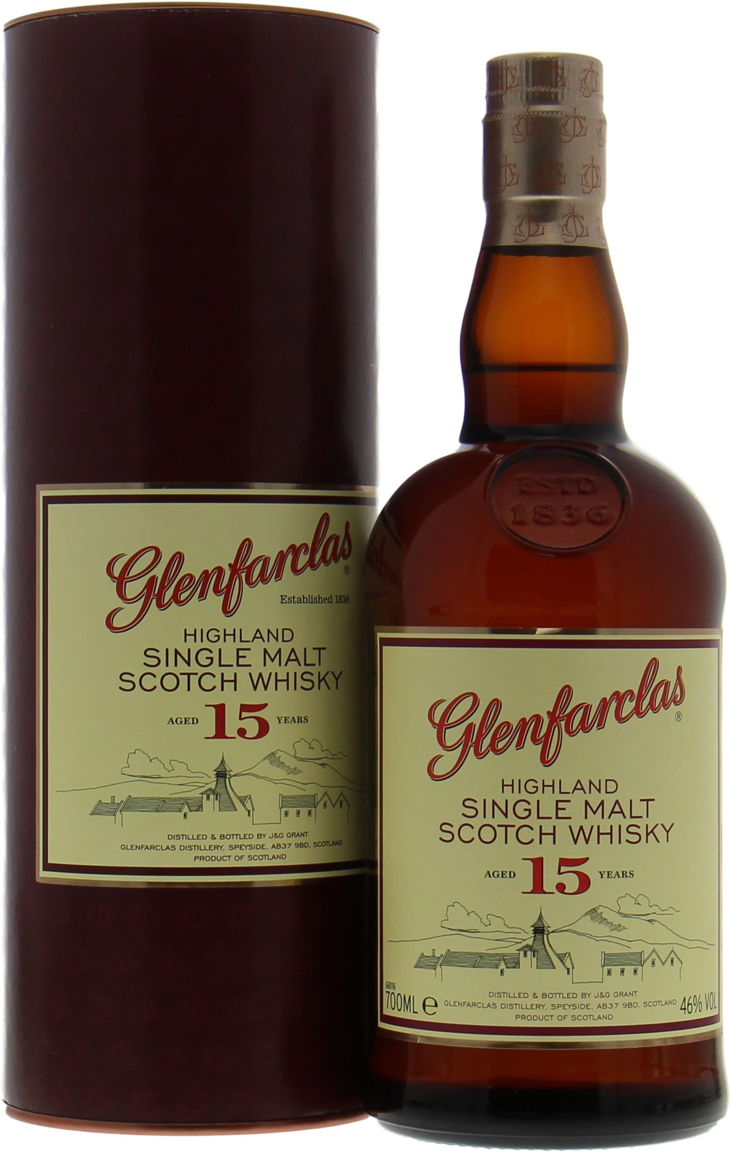 Glenfarclas - 15 Years Old  46% NV In Original Container