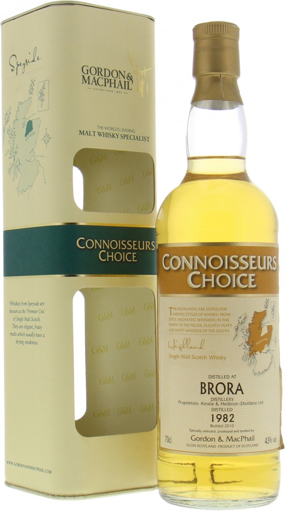 Brora - 28 Years Old Gordon & MacPhail Connoisseurs Choice 43% 1982 In Original Container