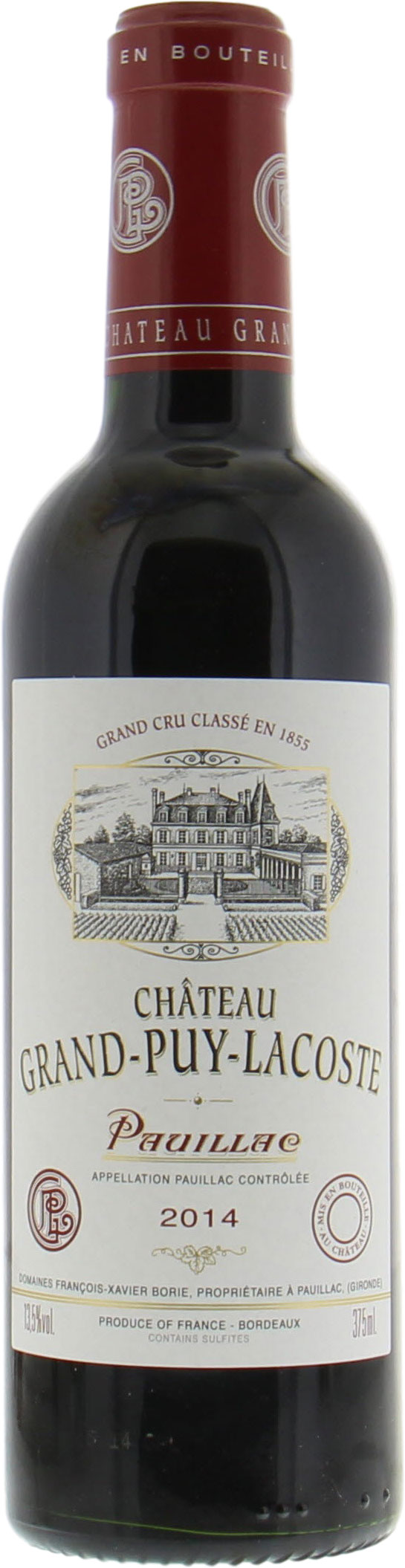 Maxim grådig Zealot Chateau Grand Puy Lacoste 2014 (Half bottle) | Buy Online | Best of Wines