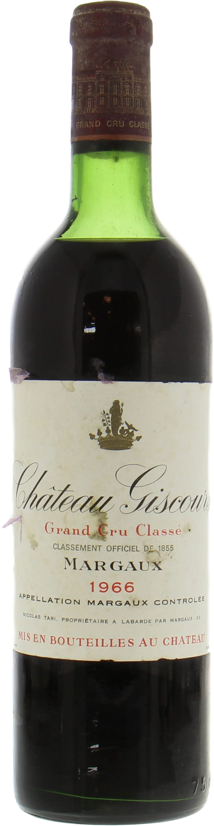 Chateau Giscours - Chateau Giscours 1986 High-top shoulder