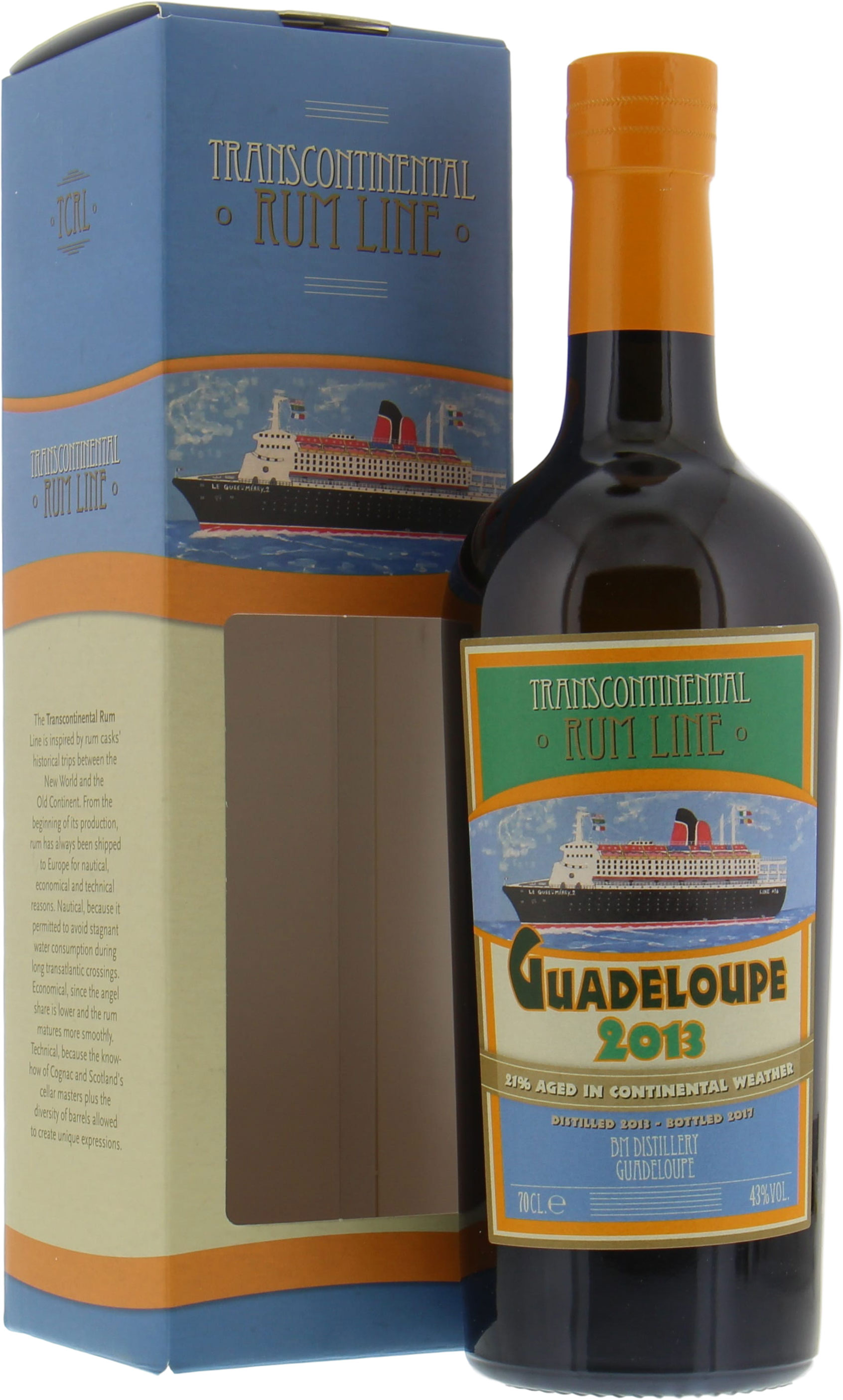 Transcontinental Rum Line - Guadeloupe Limited Edition 43% 2013