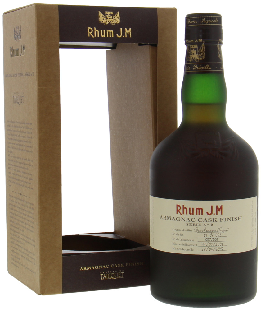 Rhum JM - Armagnac Cask Finish Tres Vieux Rhum Agricole 40.8% 2006