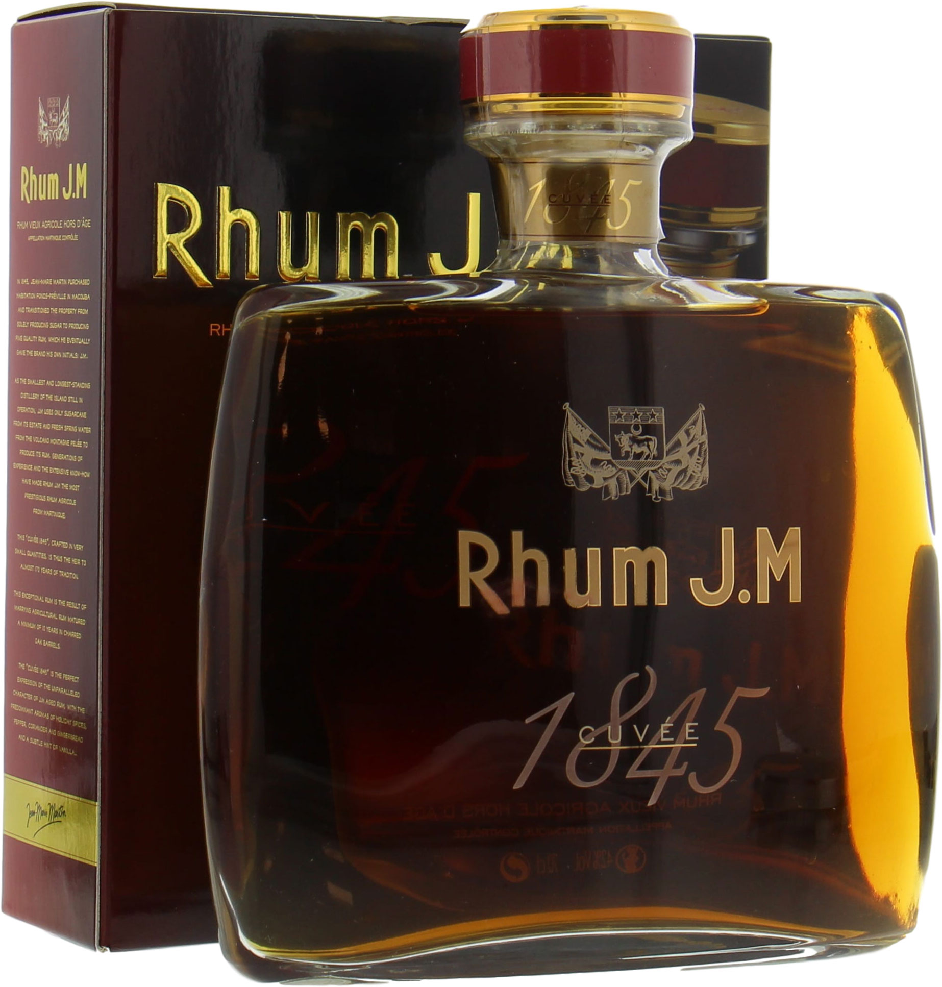 Rhum JM - Cuvée 1845 43% NV In Original Carton