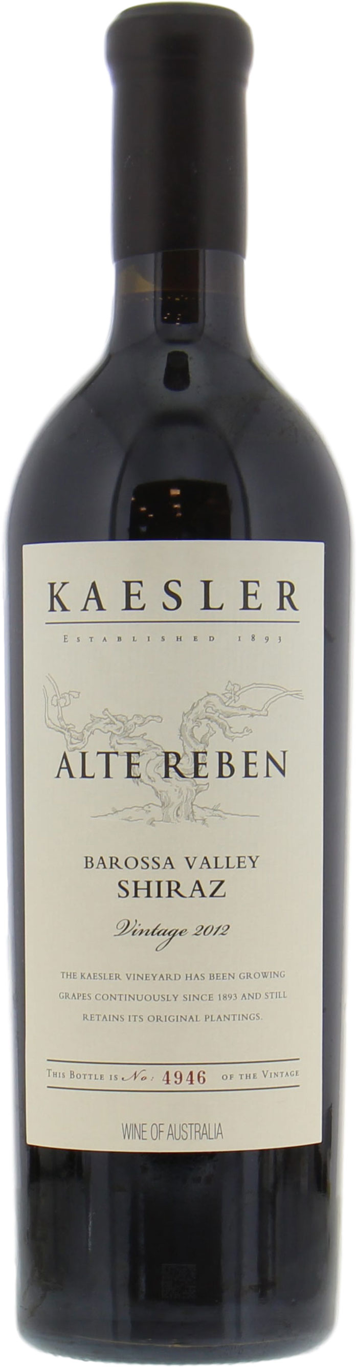 Kaesler - Alte Reben Shiraz 2012 Perfect