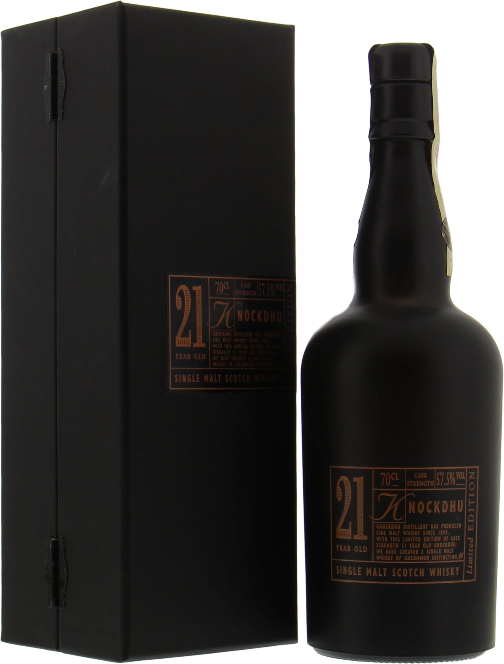 Knockdhu - 21 Years Old Limited Edition 57.5% NV In Original Container
