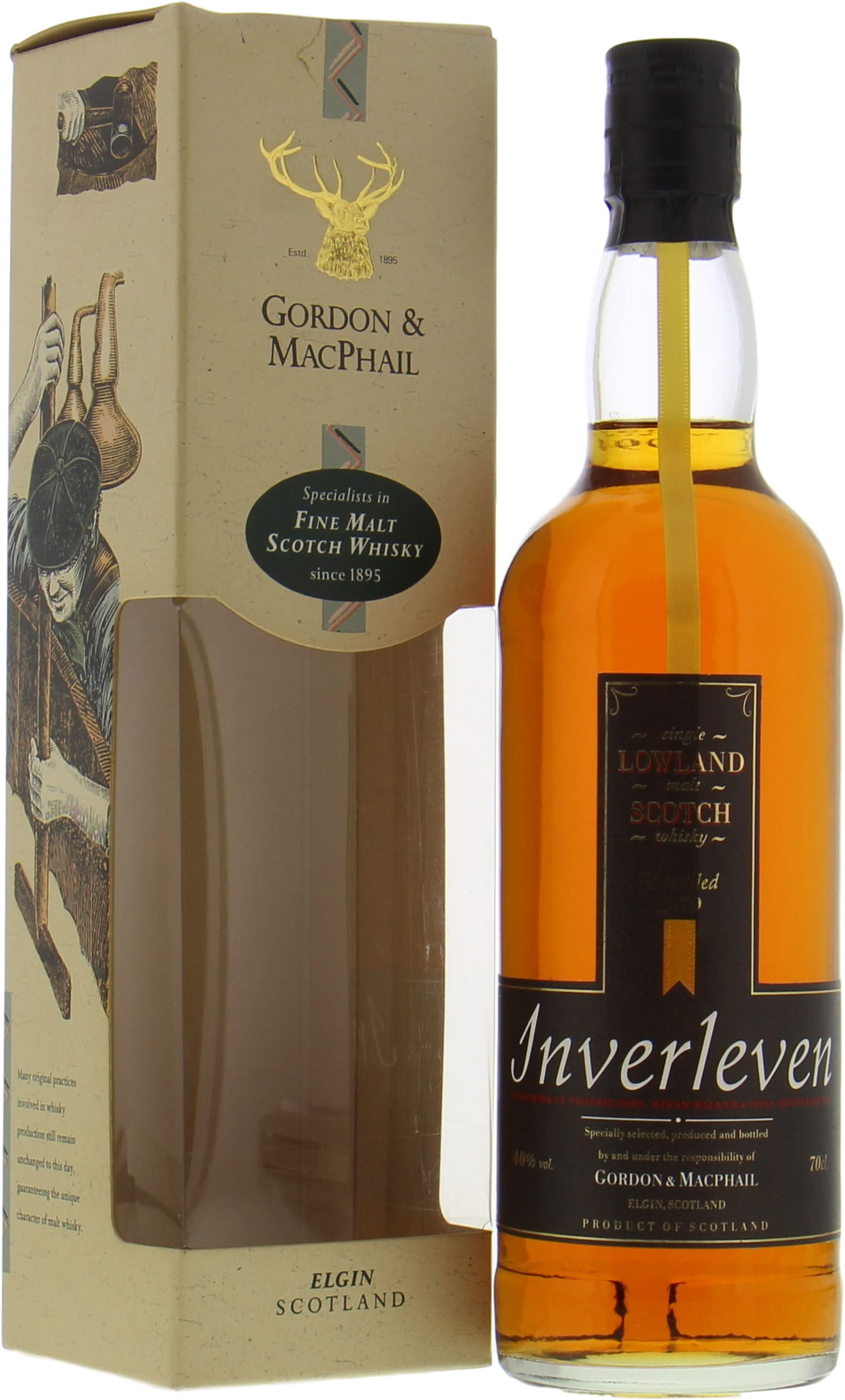 Inverleven - 1979 Gordon & MacPhail Licensed Bottling 40% 1979 In Original Container