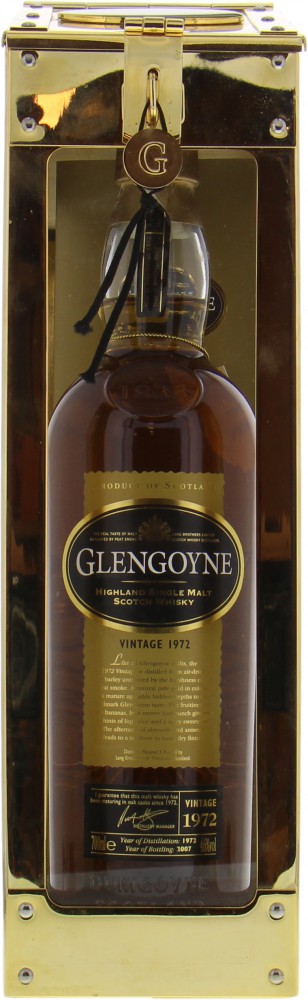 Glengoyne - 1972 Spirit Safe Edition 35 Years Old 46% 1972 In Original Wooden Case