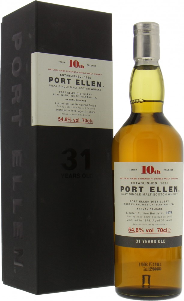 Port Ellen - 10th Release 31 Years Old 54.6% 1978 In Original Container