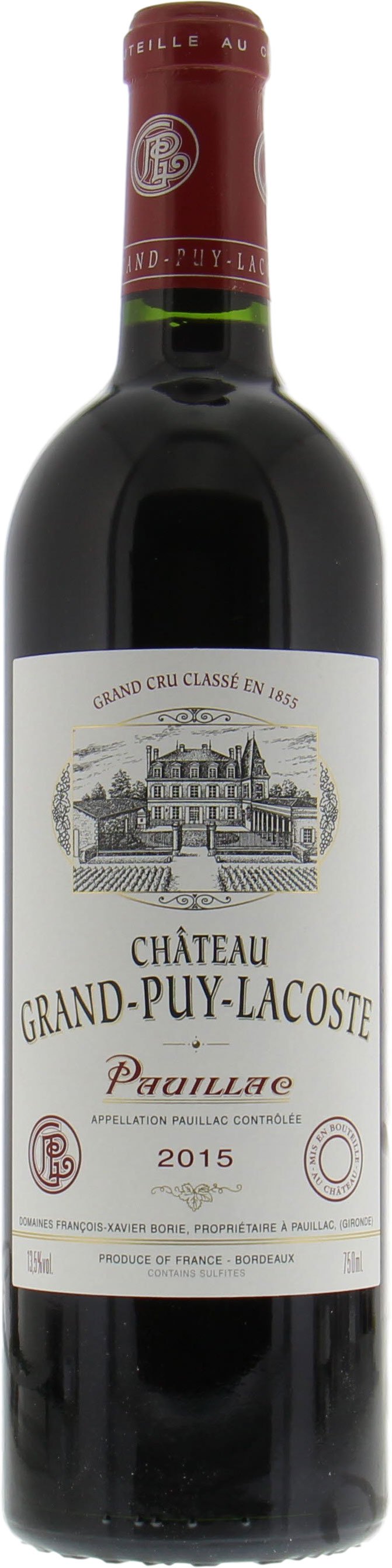 Chateau Grand Puy Lacoste - Chateau Grand Puy Lacoste 2015 Perfect