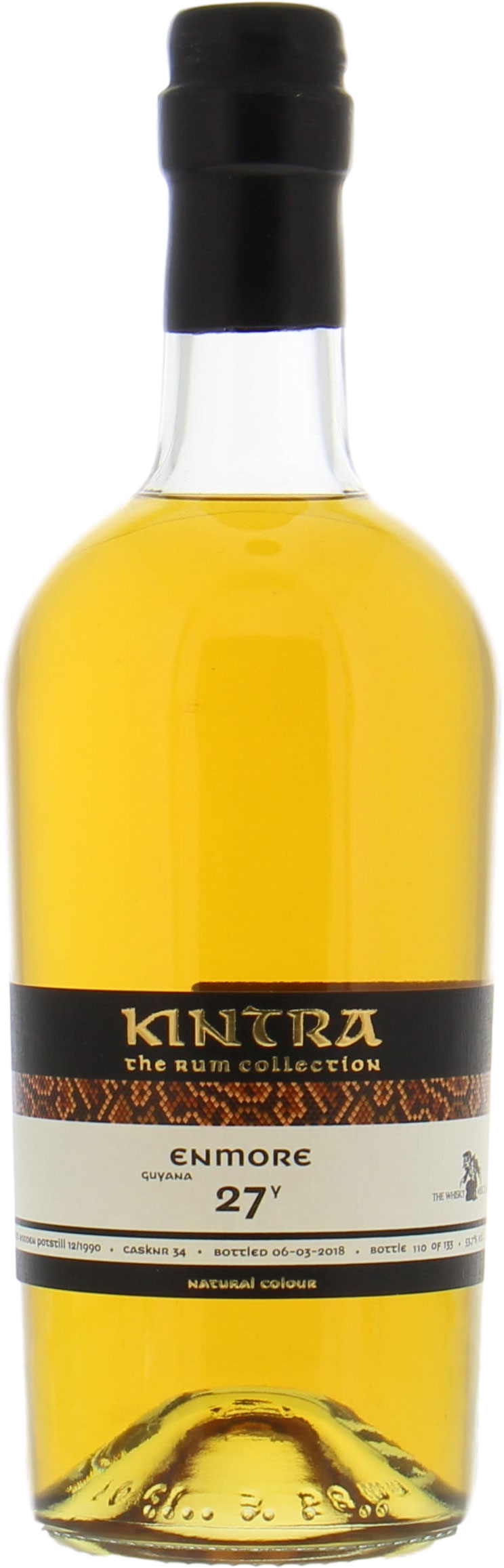 Enmore - 27 Years Old Kintra Versailles Wooden Potstill Cask:34 53.7% 1990 Perfect
