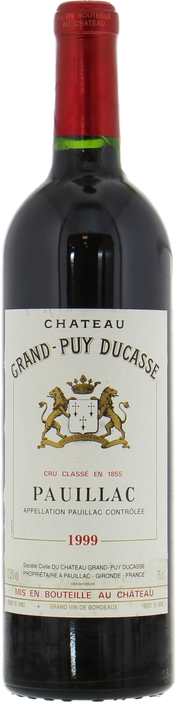 Chateau Grand Puy Ducasse - Chateau Grand Puy Ducasse 1999 Perfect