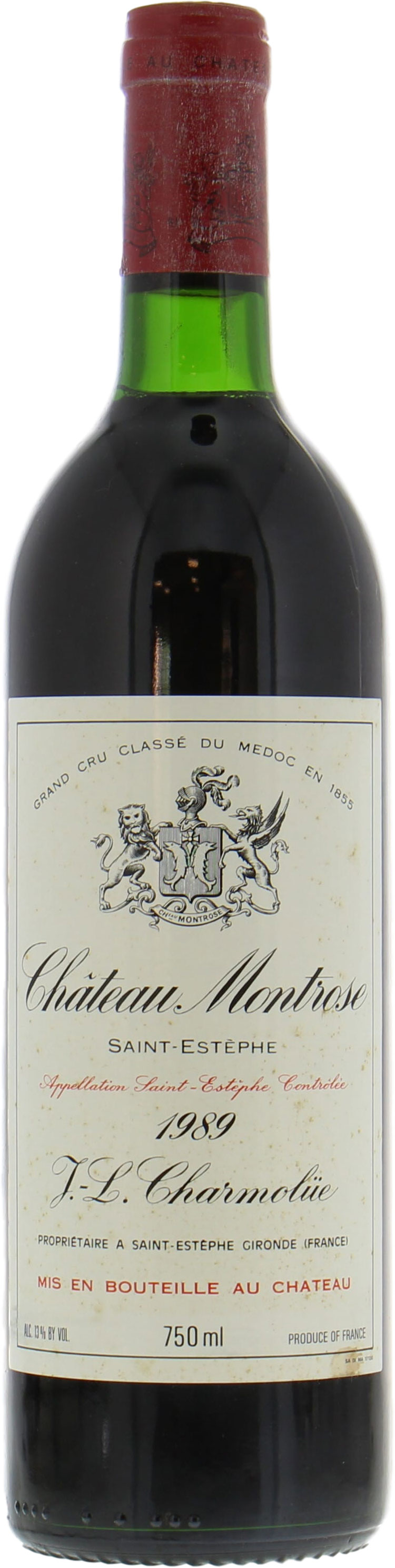 Chateau Montrose - Chateau Montrose 1989 Base of neck or better