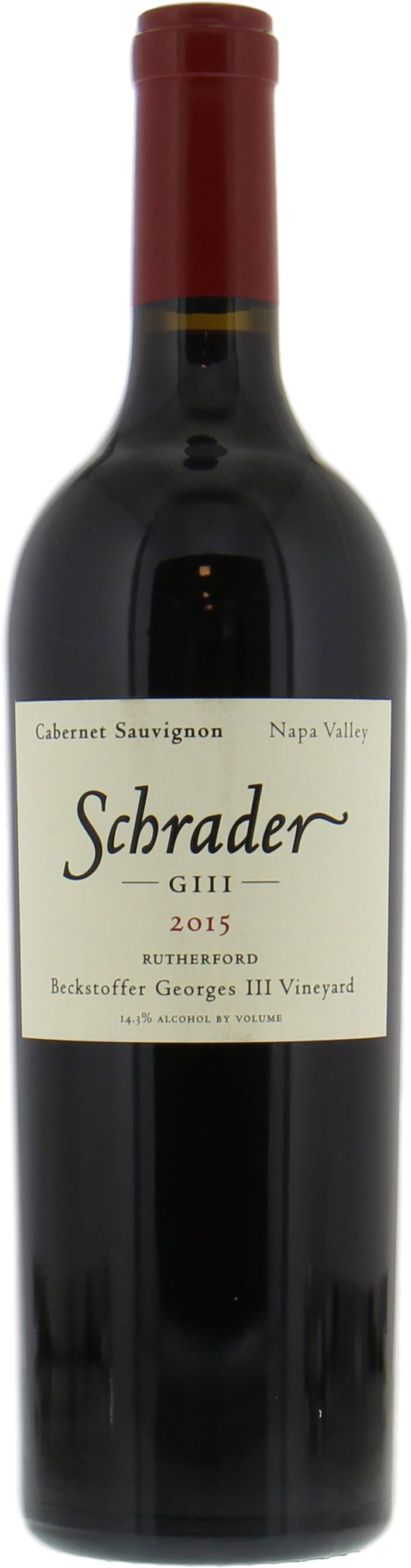 Schrader Cellars - Cabernet Sauvignon Beckstoffer George III Vineyard 2015 Perfect