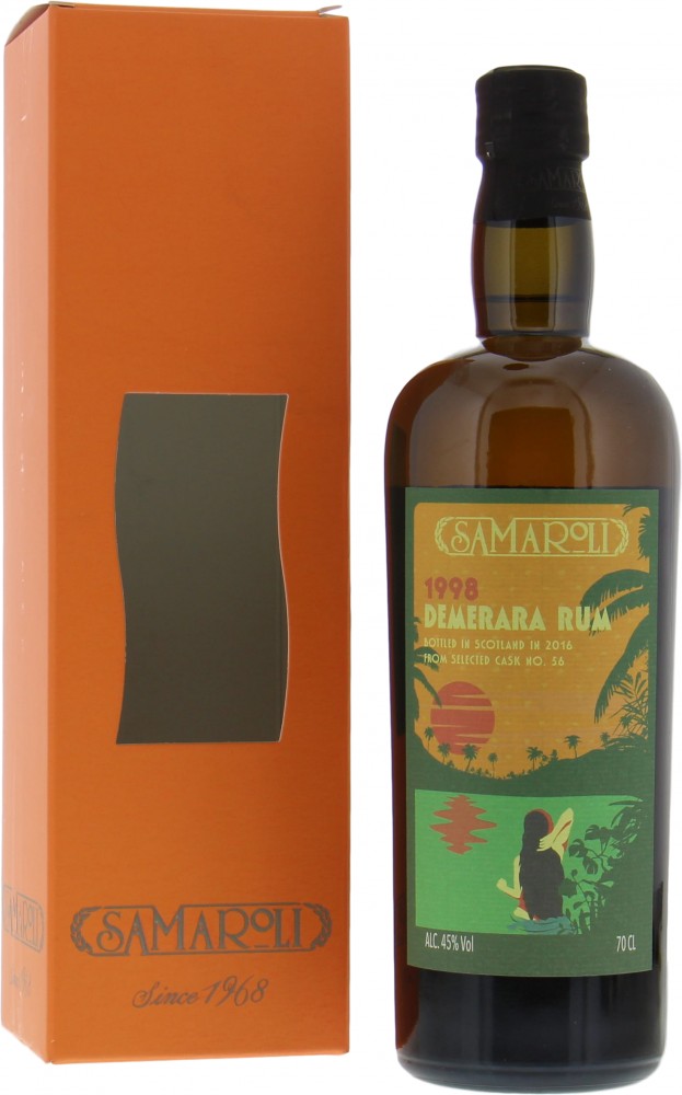 Samaroli - 1998 Demerara Rum Cask 56 45% 1998 In Original Carton