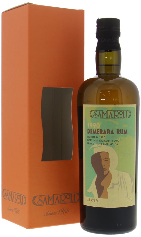 Samaroli - 1990 Demerara Rum Cask 14 45% 1990 In Original Carton