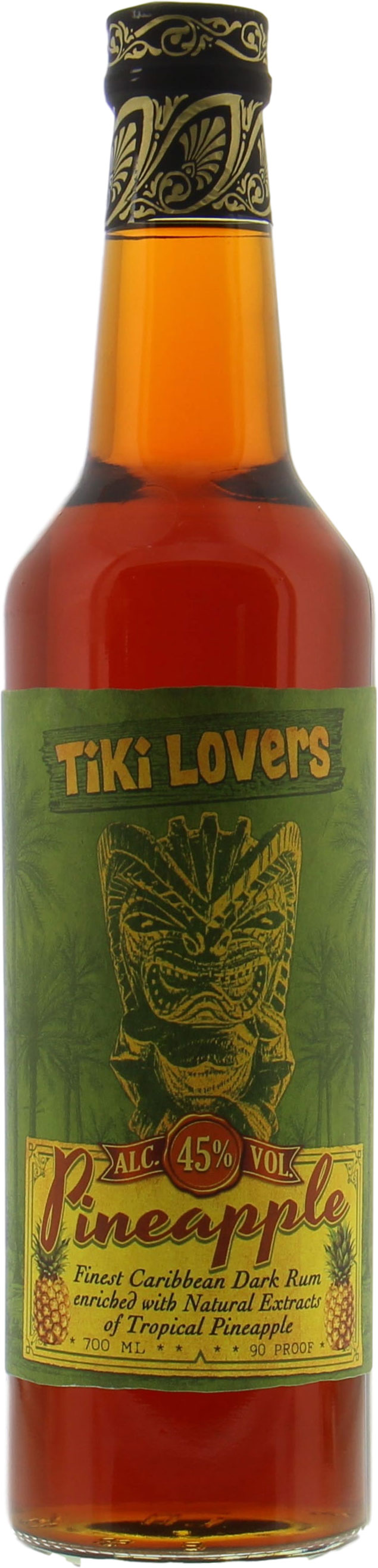 Tiki Lovers - Pineapple Dark Rum 45% NV NO OC