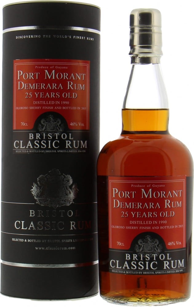 Port Mourant - Port Morant Demerara Rum 25 Years Old 46% NV In Original Carton